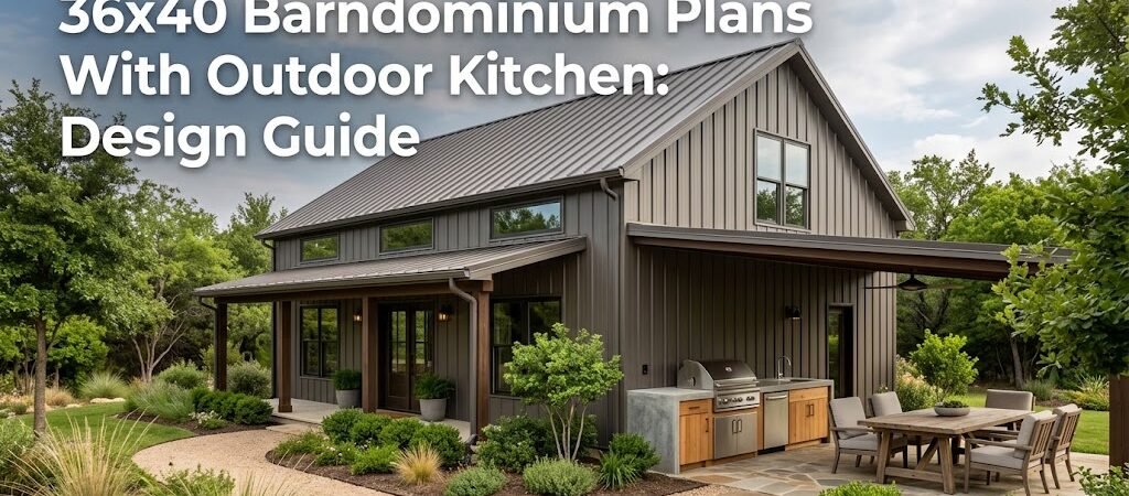 36×40 Barndominium Plans: Outdoor Kitchen Design Insights