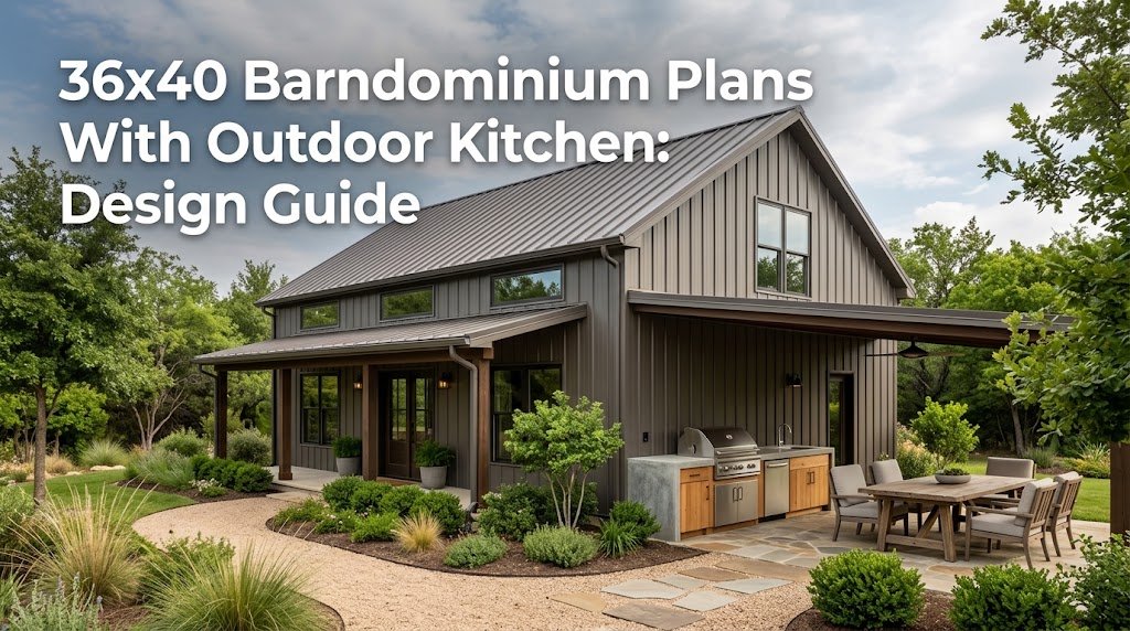 36×40 Barndominium Plans: Outdoor Kitchen Design Insights