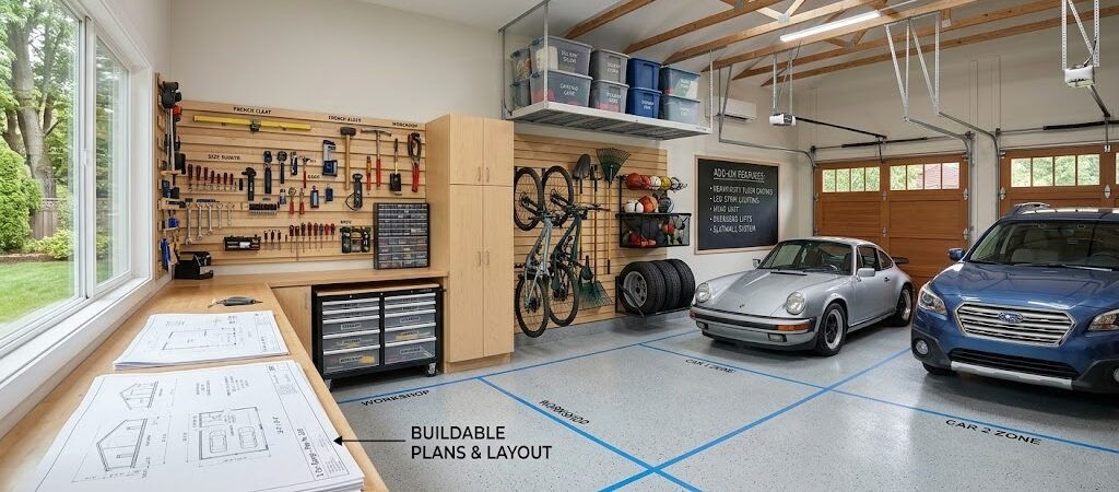 Best 2 Car Garage Plans: Sizes, Layouts & Storage Tips