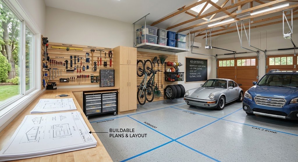 Best 2 Car Garage Plans: Sizes, Layouts & Storage Tips