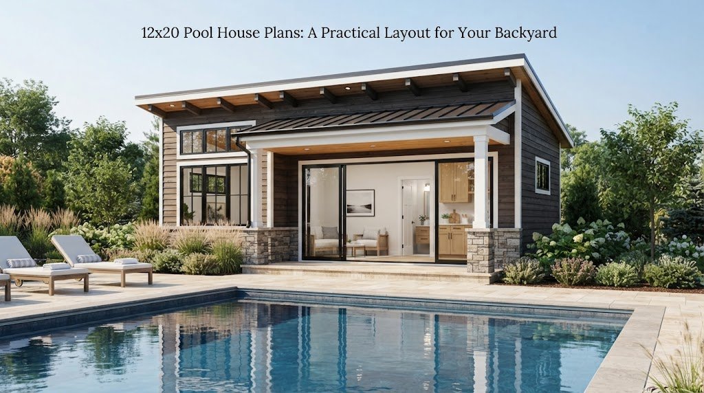 12×20 Pool House Plans: A Practical Layout for Your Backyard