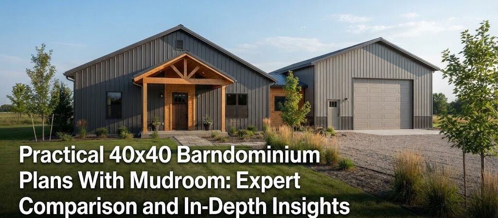 Top x40 Barndominium Plans with Mudroom for Homeowners