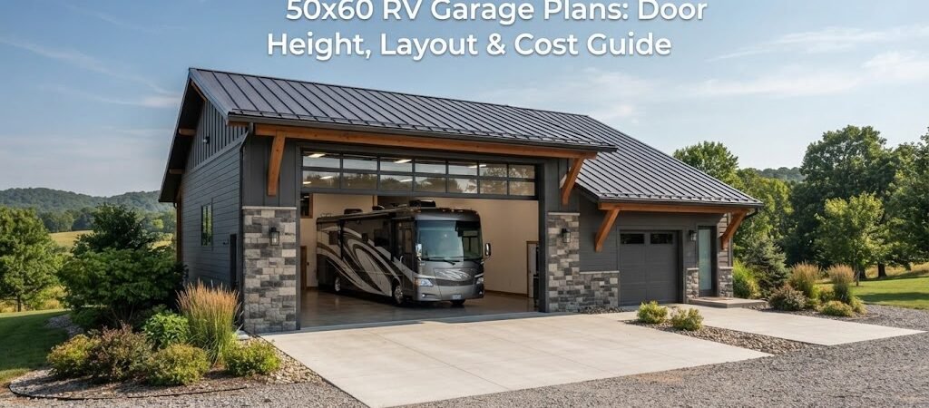 50×60 RV Garage Plans: Door Height, Layout & Cost Guide