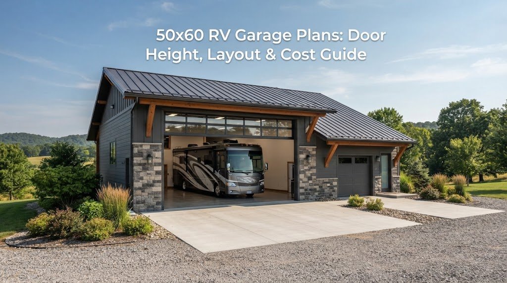 50×60 RV Garage Plans: Door Height, Layout & Cost Guide