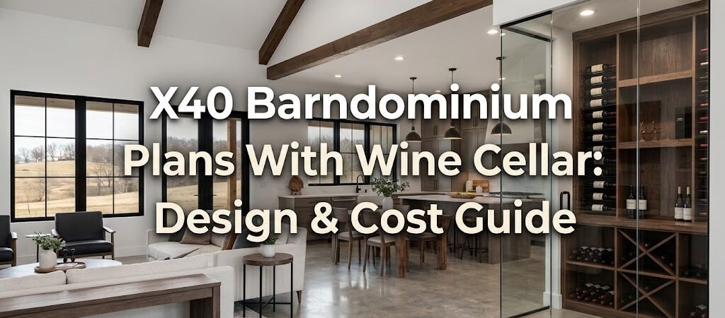 40×40 Barndominium Plans with Wine Cellar: Design & Cost Insights