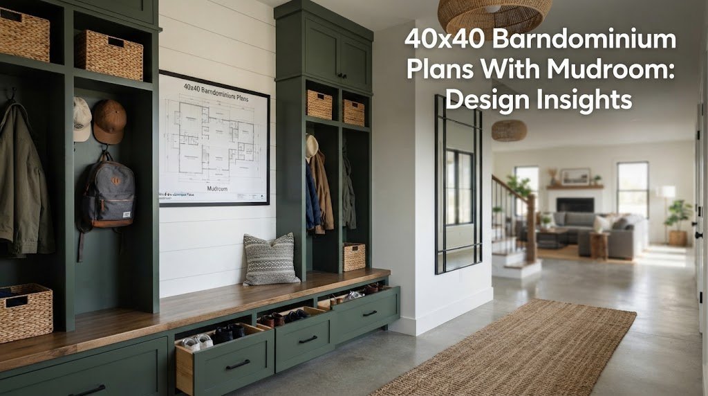 Top Barndominium Plans with Mudrooms for Efficient Living