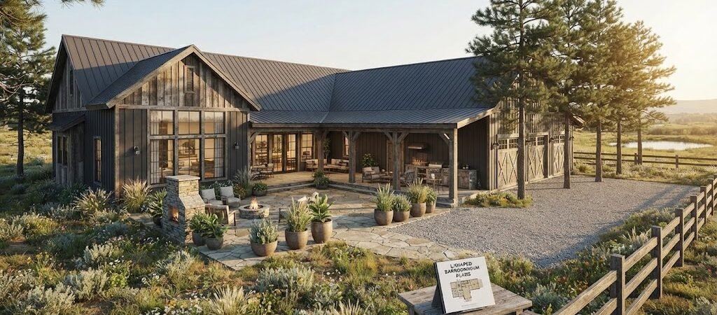 L-Shaped Barndominium Plans: Cost-Efficient Comfort