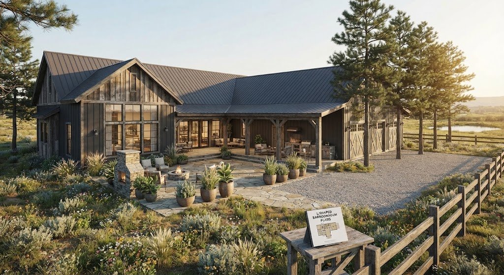 L-Shaped Barndominium Plans: Cost-Efficient Comfort