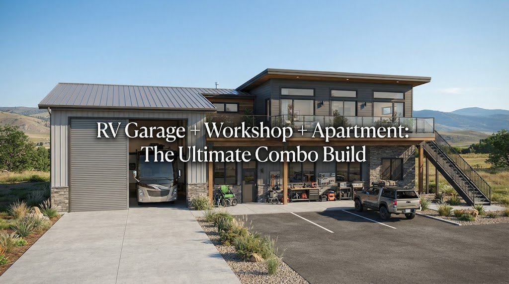 RV Garage + Workshop + Apartment: The Ultimate Combo Build