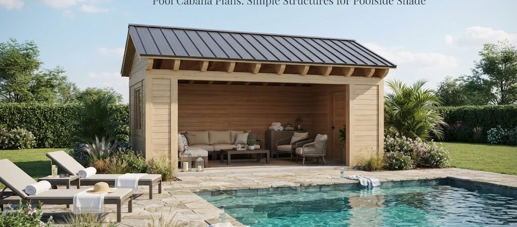 Pool Cabana Plans: Simple Structures for Poolside Shade