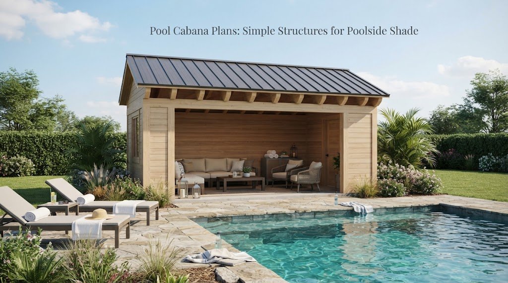 Pool Cabana Plans: Simple Structures for Poolside Shade