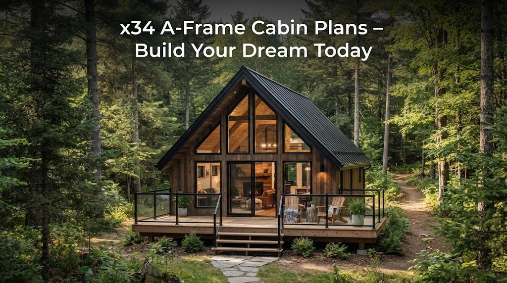 x34 A-Frame Cabin Plans: Your Ultimate Design Guide