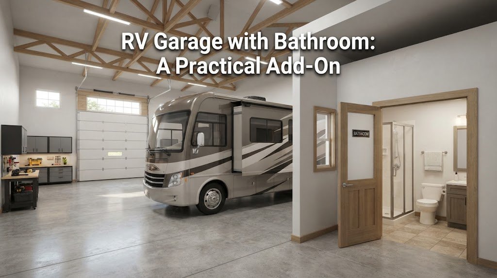 RV Garage with Bathroom: A Practical Add-On