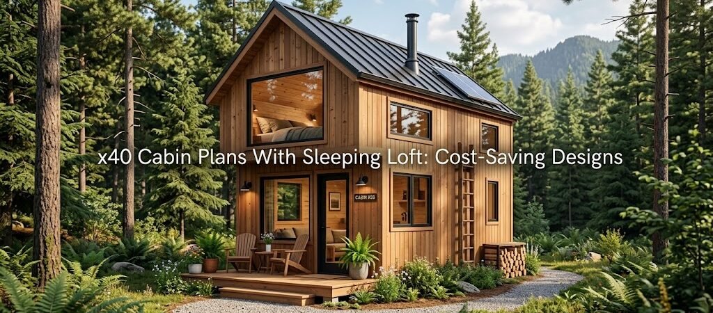40 Smart Cabin Plans with Sleeping Lofts