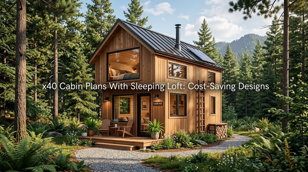40 Smart Cabin Plans with Sleeping Lofts