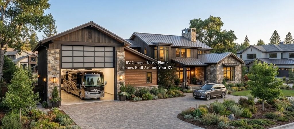 RV Garage House Plans: Homes Built Around Your RV