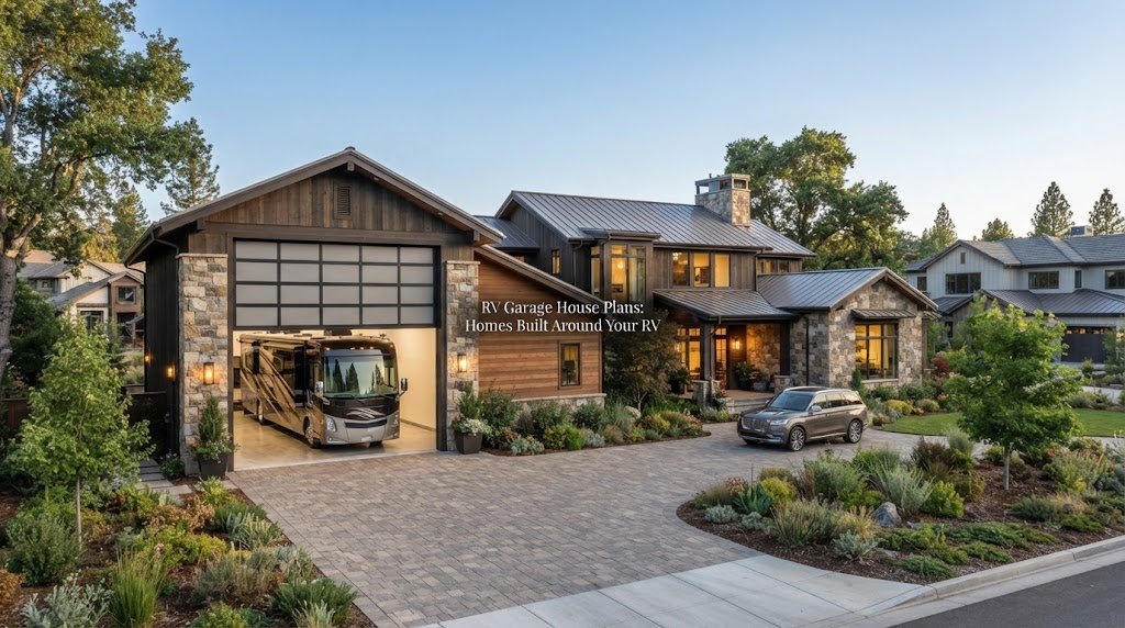 RV Garage House Plans: Homes Built Around Your RV