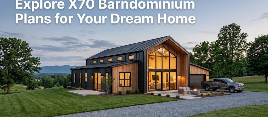 X70 Barndominium Plans: Build Your Dream Home Today