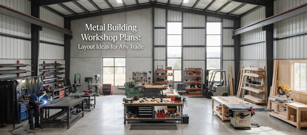 Metal Building Workshop Plans: Layout Ideas for Any Trade
