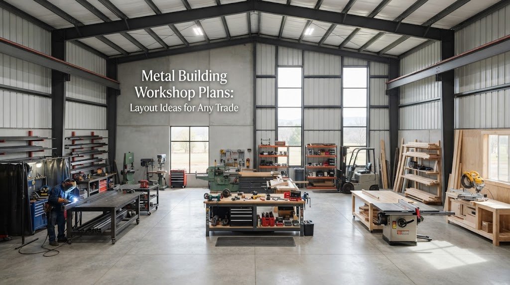 Metal Building Workshop Plans: Layout Ideas for Any Trade