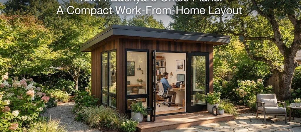 12×14 Backyard Office Plans: A Compact Work-From-Home Layout