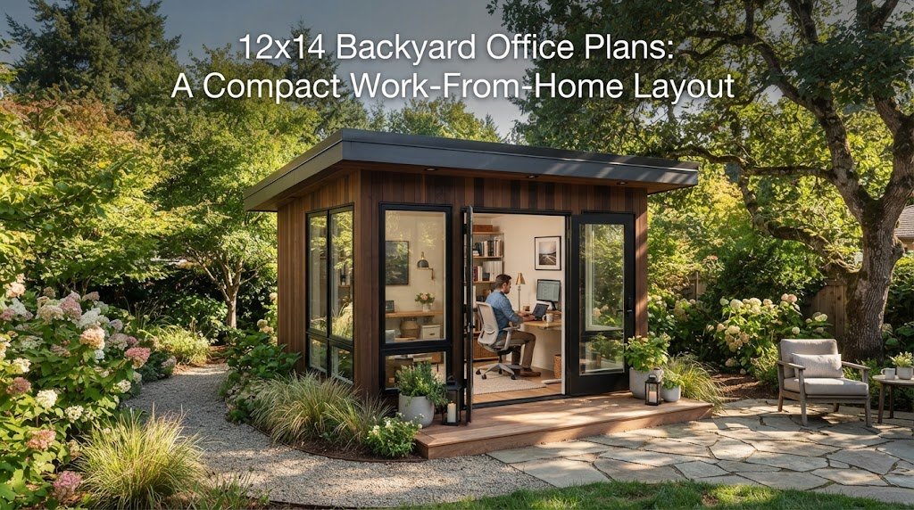 12×14 Backyard Office Plans: A Compact Work-From-Home Layout