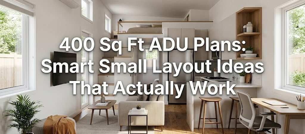 400 Sq Ft ADU Plans: Efficient Layouts for Smart Living