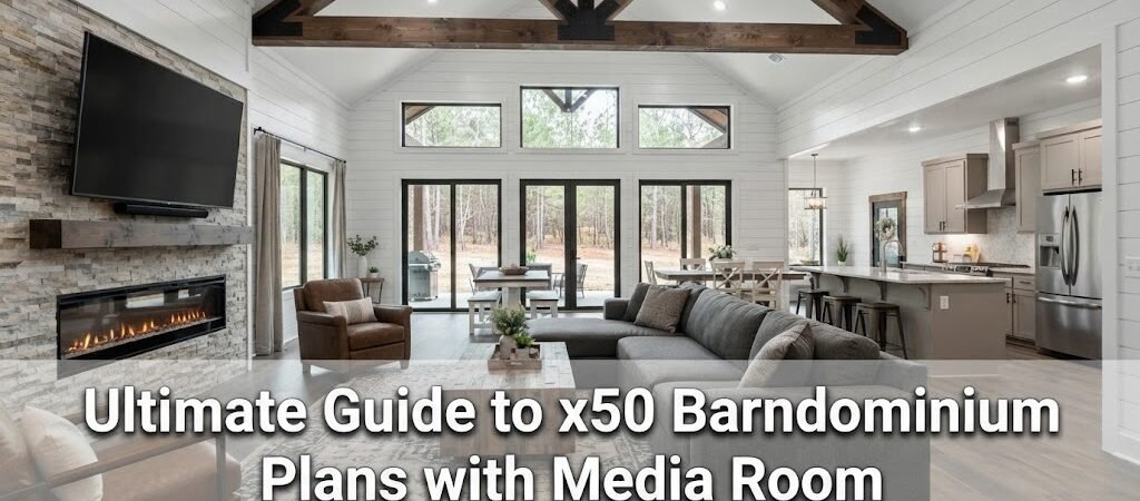 x50 Barndominium Plans with Media Room: Your Complete Guide