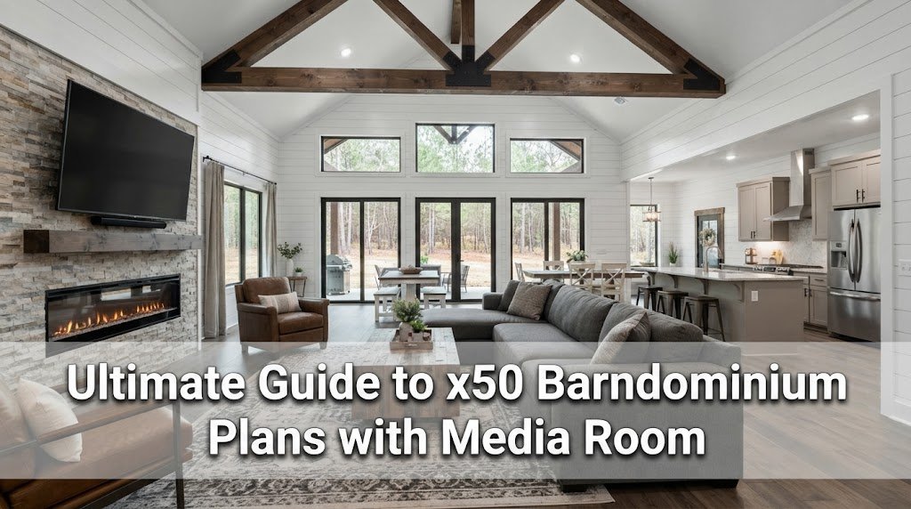 x50 Barndominium Plans with Media Room: Your Complete Guide