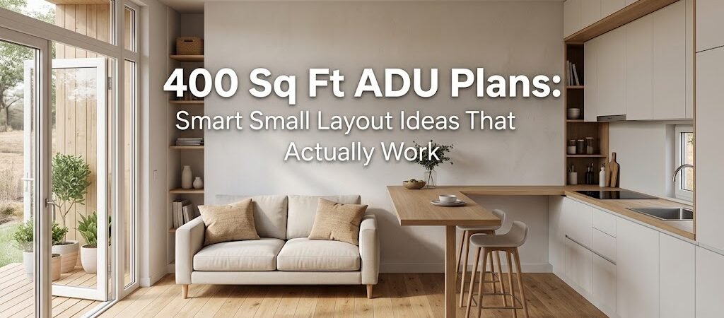 400 Sq Ft ADU Plans: Efficient Layout for Smaller Spaces