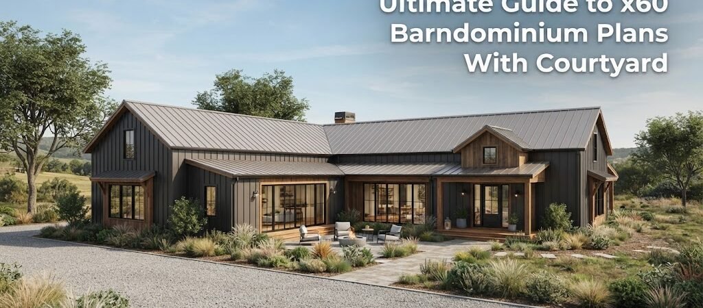 Discover Stunning x60 Barndominium Plans with Courtyards
