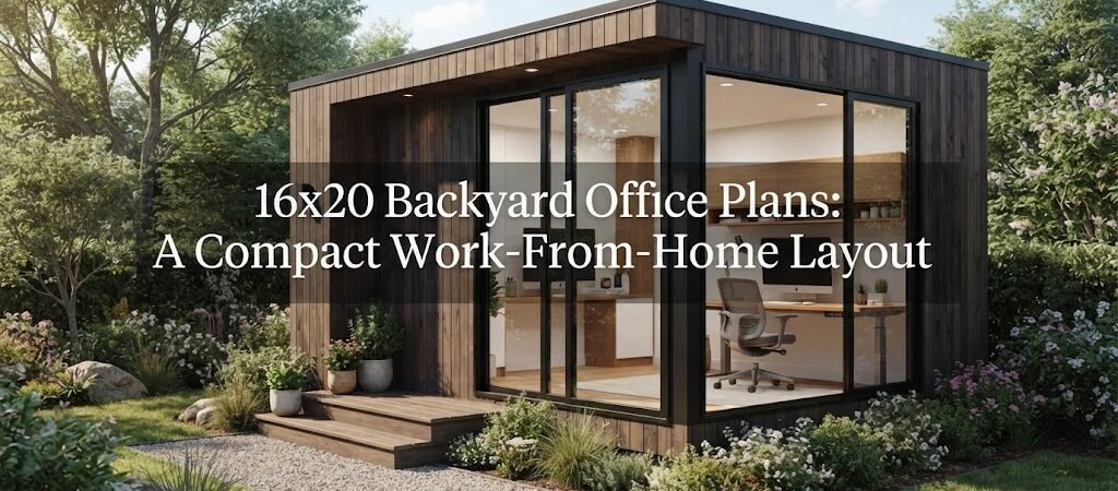 16×20 Backyard Office Plans: A Compact Work-From-Home Layout