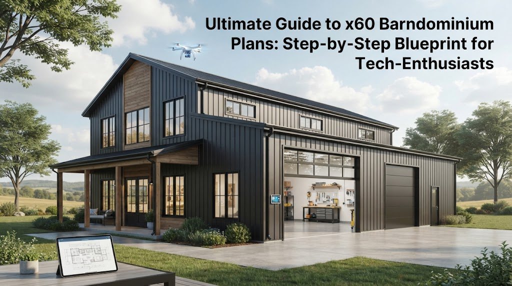 Explore x60 Barndominium Plans for Tech-Driven Living