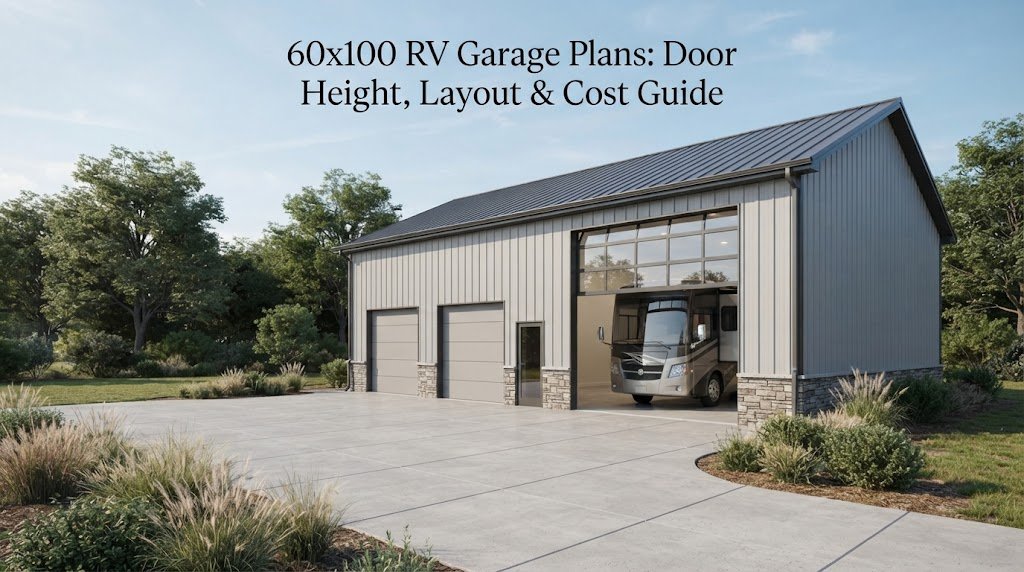 60×100 RV Garage Plans: Door Height, Layout & Cost Guide