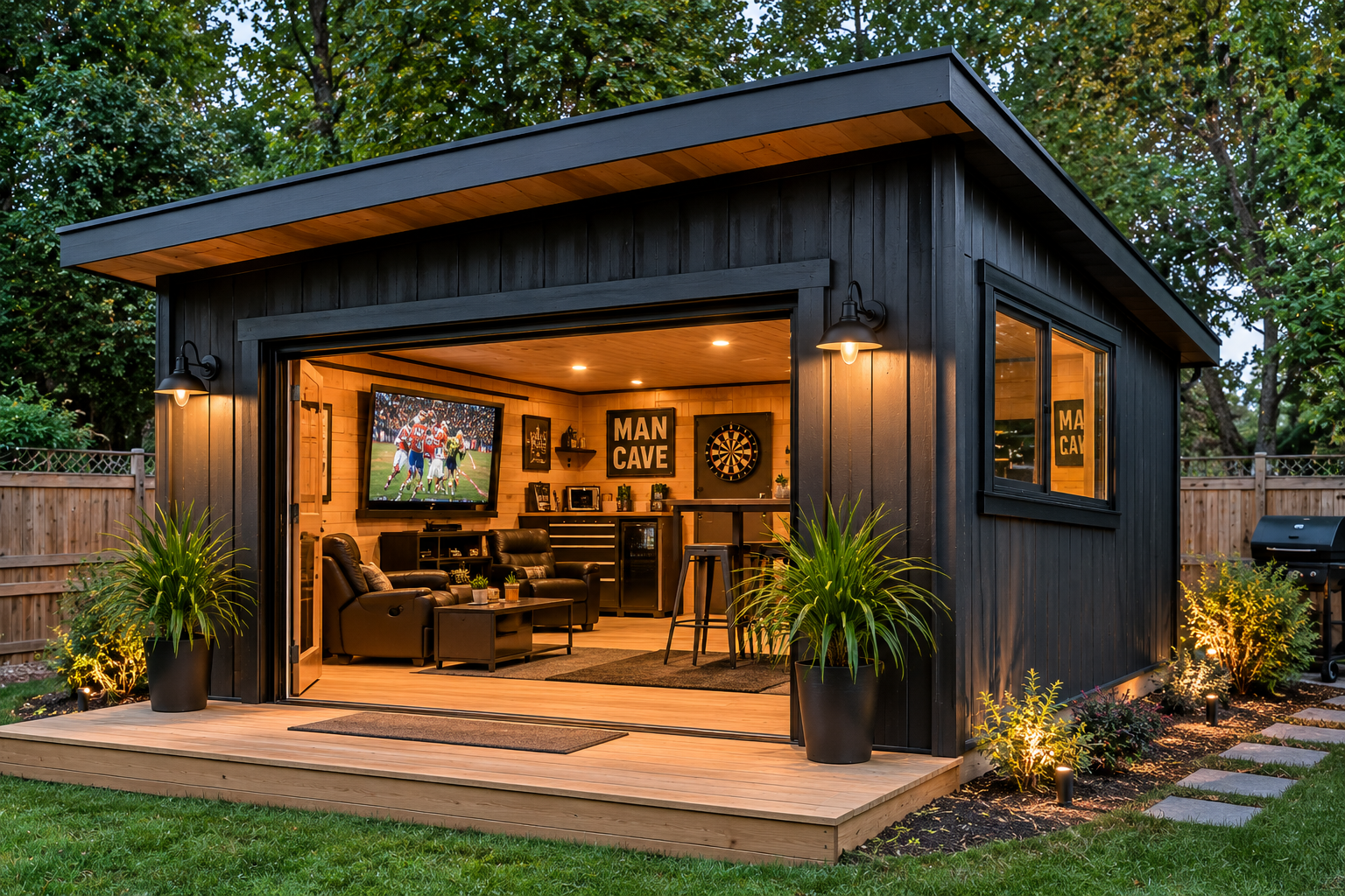 Man Cave Shed Plans: 4 Smart Layouts for Small Spaces