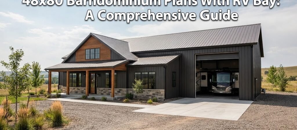 48×80 Barndominium Plans with RV Bay: Your Guide to Smart Living