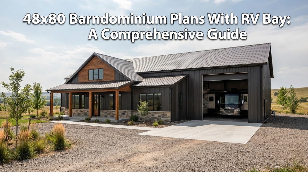 48×80 Barndominium Plans with RV Bay: Your Guide to Smart Living
