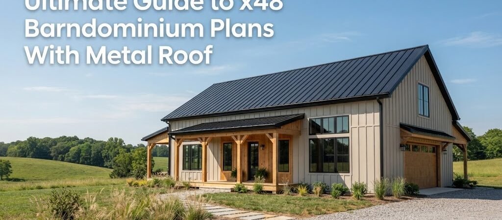 Top x48 Barndominium Plans with Metal Roof for Dream Homes