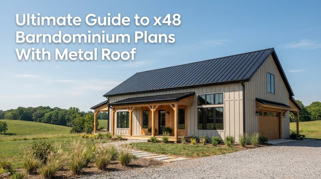 Top x48 Barndominium Plans with Metal Roof for Dream Homes