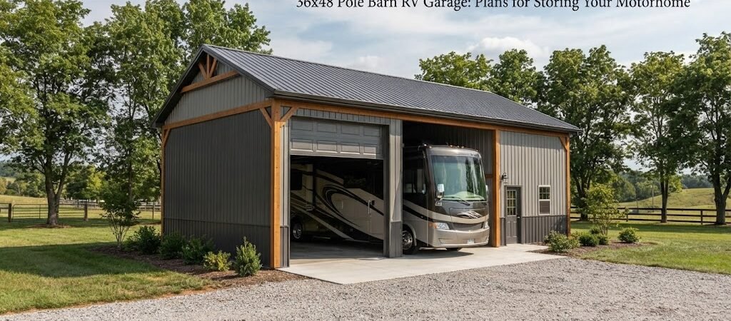 36×48 Pole Barn RV Garage: Plans for Storing Your Motorhome