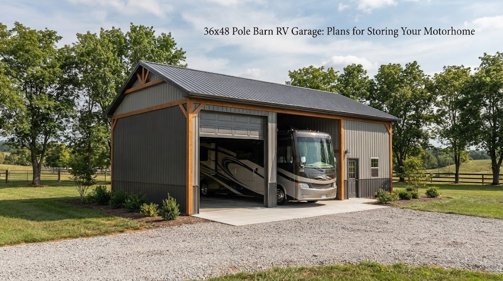36×48 Pole Barn RV Garage: Plans for Storing Your Motorhome