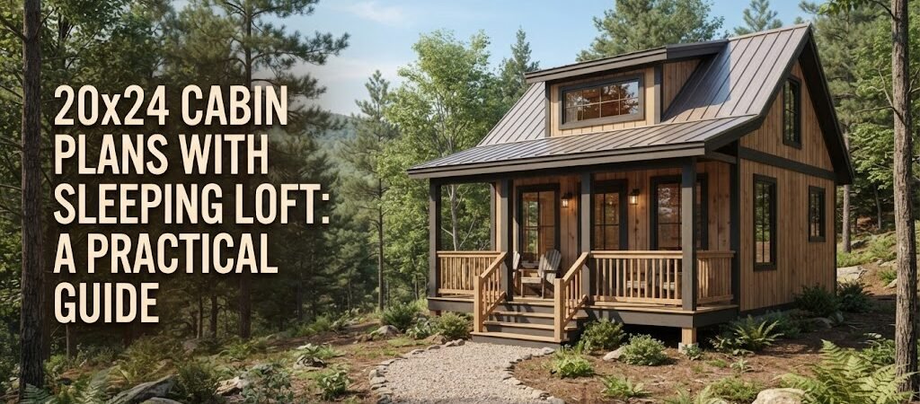 20×24 Cabin Plans with Sleeping Loft: Maximizing Space