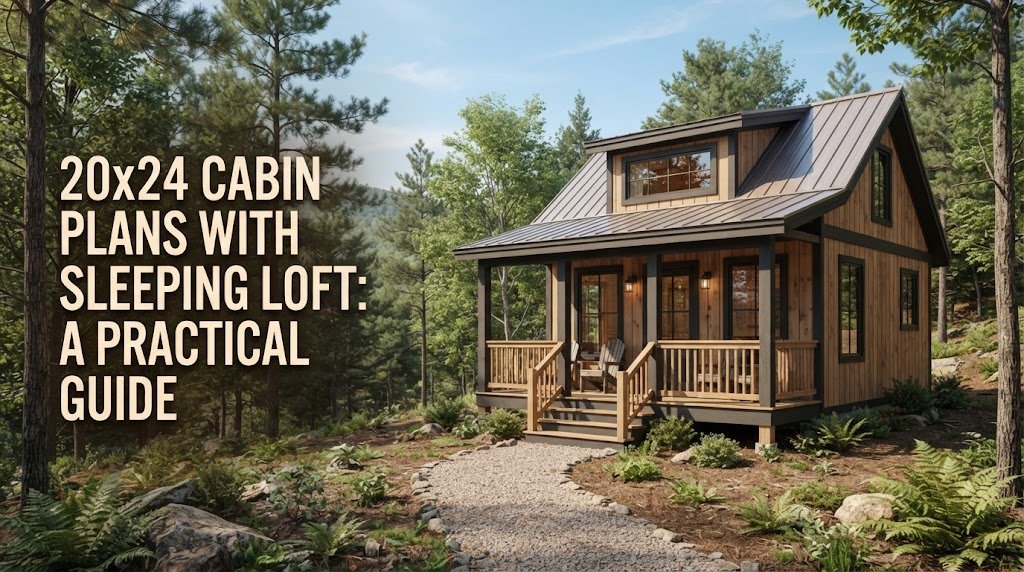 20×24 Cabin Plans with Sleeping Loft: Maximizing Space