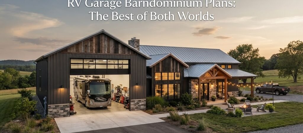 RV Garage Barndominium Plans: The Best of Both Worlds
