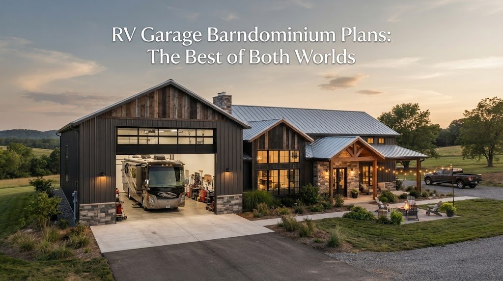 RV Garage Barndominium Plans: The Best of Both Worlds