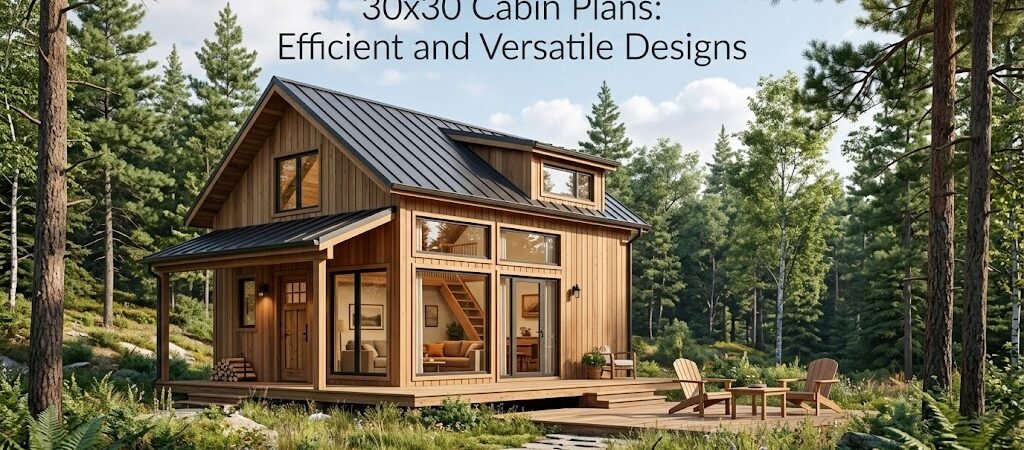 30×30 Cabin Plans: Versatile Designs for Your Home