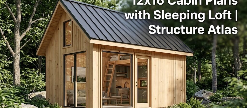 12×16 Cabin Plans with Sleeping Loft: Optimize Your Space