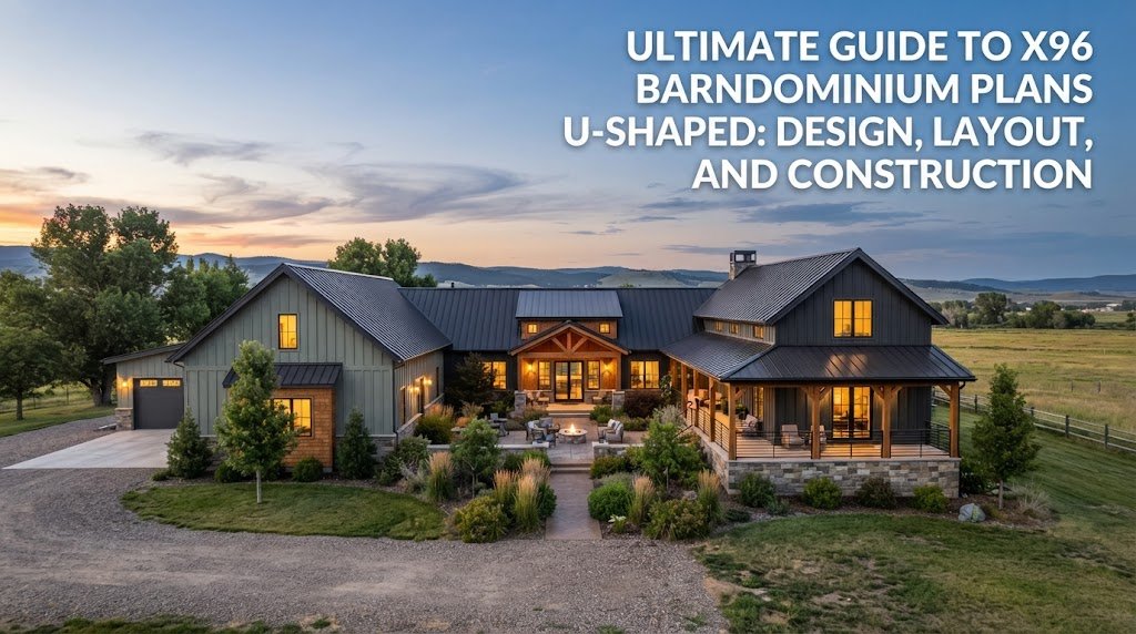 x96 U-Shaped Barndominium Plans: Design and Construction Guide