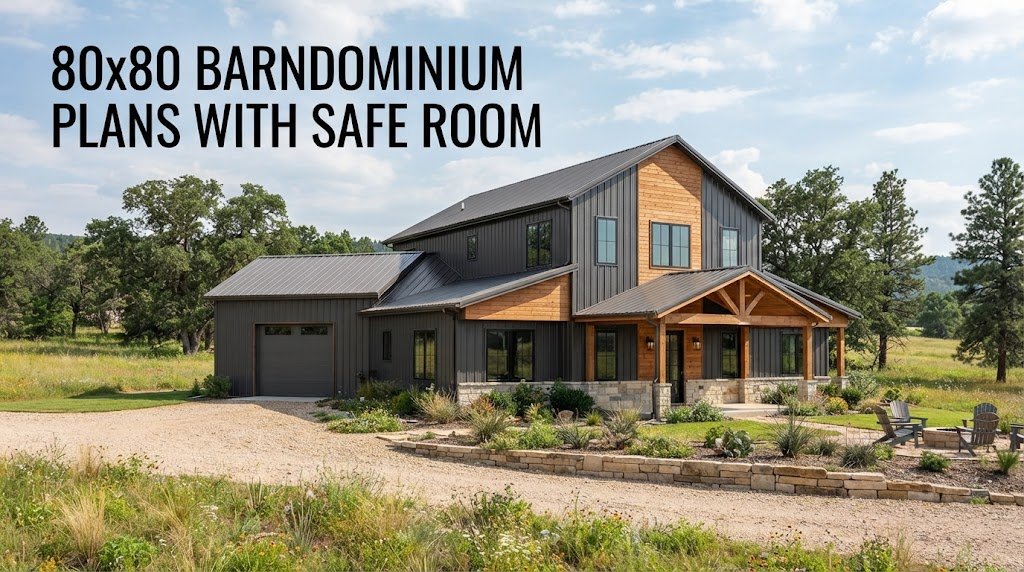 80×80 Barndominium Plans With Safe Room: A Homeowner’s Guide