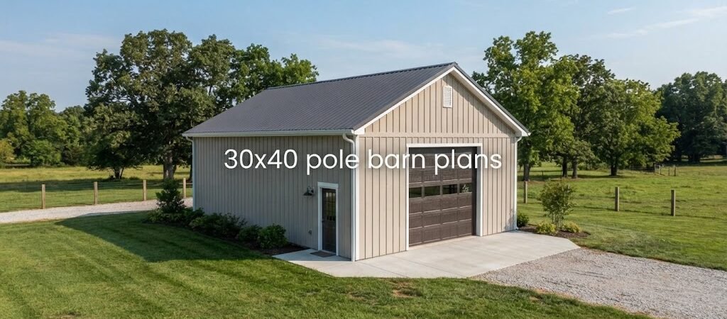 30×40 Pole Barn Plans: What to Think About Before You Build